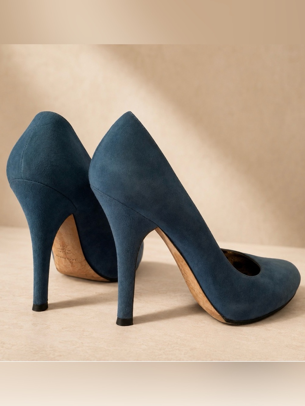 DOLCE & GABBANA Authentic heels pumps blue 39 us 9 - Picture 3 of 10